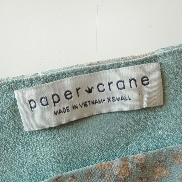 Paper Crane Tops Anthropologie Paper Crane Sheer Tank Top Poshmark